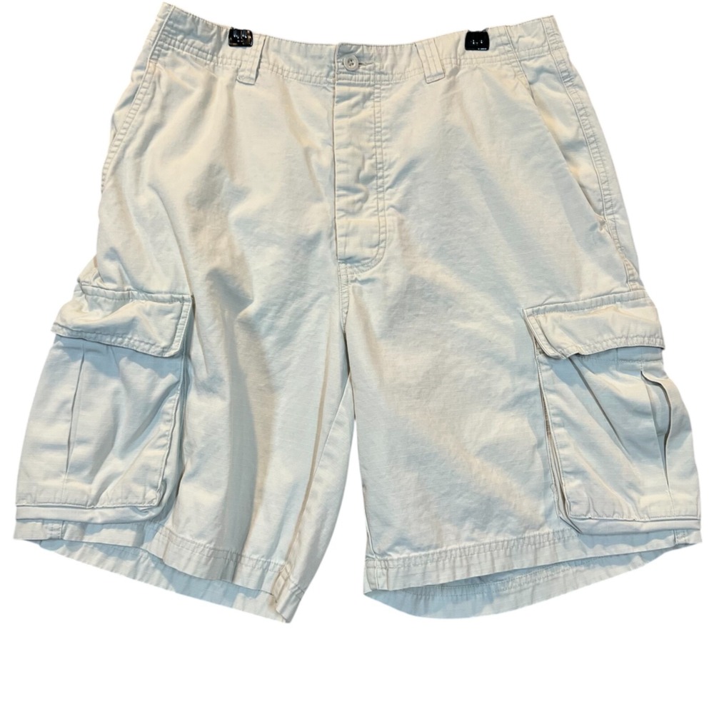 J Crew Cargo Shorts Mens size 31‎ Beige Preppy Skater Y2K